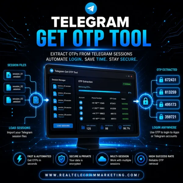 Telegram Get OTP Tool