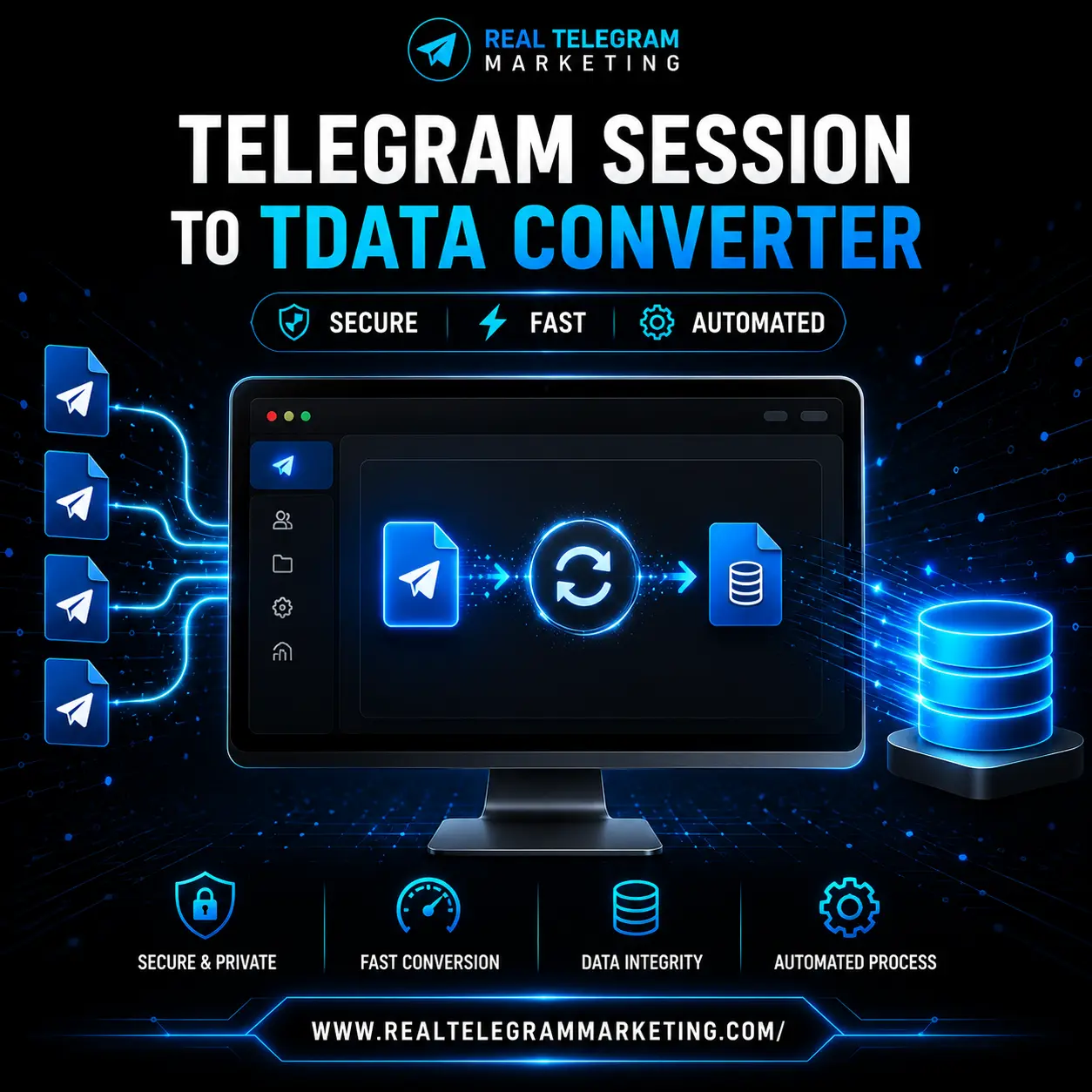 Telegram Session to Tdata Converter